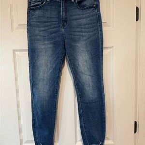 KanCan Dark Blue Ankle Jeans